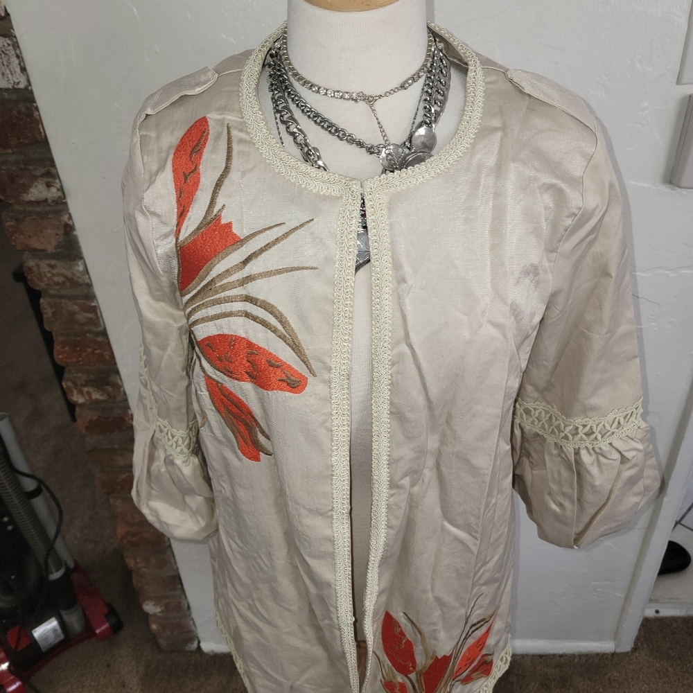 Beautiful Silk like Jacket New